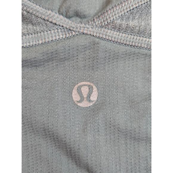Lululemon Square Neck Short Sleeve Athletic Training Shirt in‎ Green Size XL - Picture 4 of 4